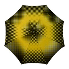 Dot Halftone Pattern Vector Golf Umbrellas