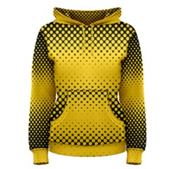 Dot Halftone Pattern Vector Women s Pullover Hoodie