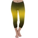 Dot Halftone Pattern Vector Capri Winter Leggings  View1