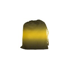 Dot Halftone Pattern Vector Drawstring Pouch (xs)