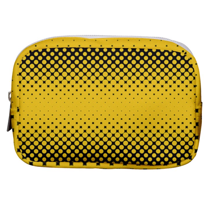 Dot Halftone Pattern Vector Make Up Pouch (Small)