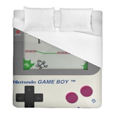 Game Boy White Duvet Cover (full/ Double Size) by Sudhe