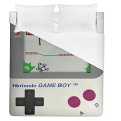 Game Boy White Duvet Cover (queen Size) by Sudhe