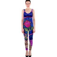 Enchanted Rose Stained Glass One Piece Catsuit by Sudhe