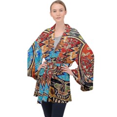 Grateful Dead Rock Band Velvet Kimono Robe