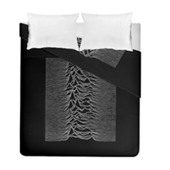 Grayscale Joy Division Graph Unknown Pleasures Duvet Cover Double Side (full/ Double Size) by Sudhe