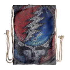 Grateful Dead Logo Drawstring Bag (large) by Sudhe