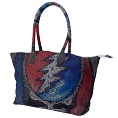 Grateful Dead Logo Canvas Shoulder Bag by Sudhe