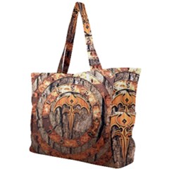 Queensryche Heavy Metal Hard Rock Bands Logo On Wood Simple Shoulder Bag by Sudhe