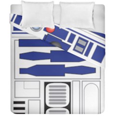 R2 Series Astromech Droid Duvet Cover Double Side (california King Size) by Sudhe