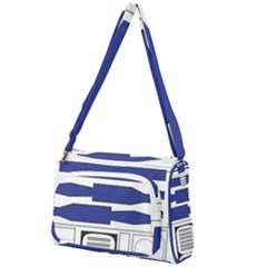 R2 Series Astromech Droid Front Pocket Crossbody Bag by Sudhe