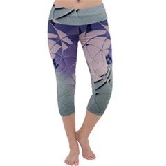 Digital Art Art Artwork Abstract Capri Yoga Leggings by Pakrebo