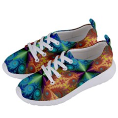 Fractal Fractal Background Design Women s Lightweight Sports Shoes by Pakrebo