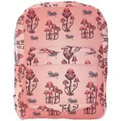 Funny Mushroom Pattern Full Print Backpack by FantasyWorld7