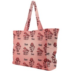 Funny Mushroom Pattern Simple Shoulder Bag by FantasyWorld7