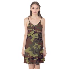 Camo Green Brown Camis Nightgown