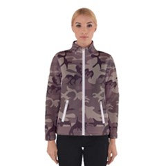 Camo Light Brown Winter Jacket by retrotoomoderndesigns