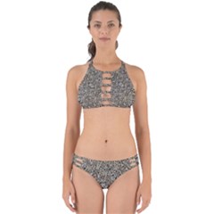 Cyber Punk Pattern Design Perfectly Cut Out Bikini Set by dflcprintsclothing