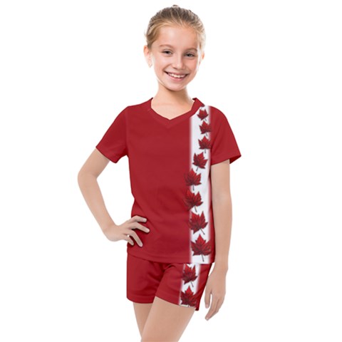 Kids  Canada Mesh Tee And Shorts Canada Sports Set by CanadaSouvenirs