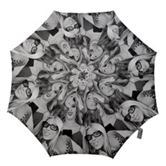 Lele Pons - Funny Faces Hook Handle Umbrellas (medium) by Valentinaart