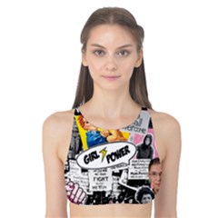 Feminism Collage  Tank Bikini Top by Valentinaart