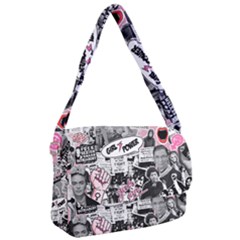 Feminism Collage  Courier Bag by Valentinaart