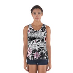 Feminism Collage  Sport Tank Top  by Valentinaart