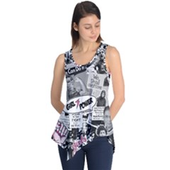 Feminism Collage  Sleeveless Tunic by Valentinaart