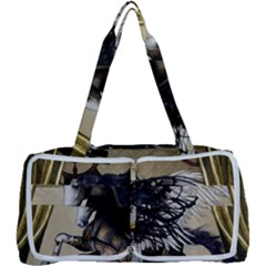 Awesome Steampunk Unicorn With Wings Multi Function Bag