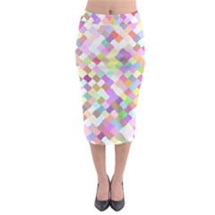 Mosaic Colorful Pattern Geometric Midi Pencil Skirt by Mariart