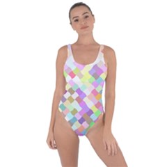 Mosaic Colorful Pattern Geometric Bring Sexy Back Swimsuit by Mariart