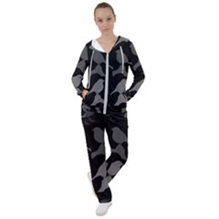 Bird Watching - Dark Grayscale - Women s Tracksuit