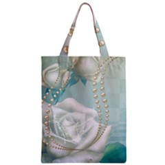 Wonderful Roses In Soft Colors Zipper Classic Tote Bag by FantasyWorld7