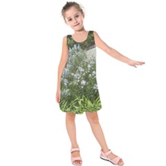 Lurie Garden Amsonia Kids  Sleeveless Dress by Riverwoman