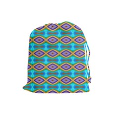 Abstract Colorful Unique Drawstring Pouch (large) by Alisyart