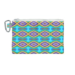 Abstract Colorful Unique Canvas Cosmetic Bag (medium) by Alisyart