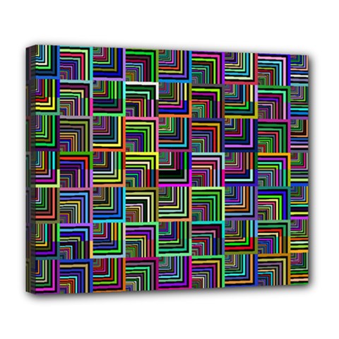 Wallpaper Background Colorful Deluxe Canvas 24  X 20  (stretched)