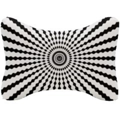 Starburst Sunburst Hypnotic Seat Head Rest Cushion by Pakrebo