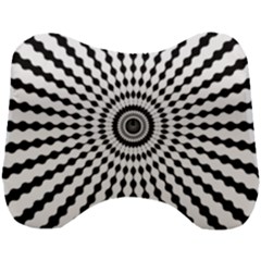 Starburst Sunburst Hypnotic Head Support Cushion by Pakrebo