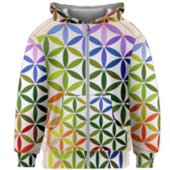 Mandala Rainbow Colorful Reiki Kids  Zipper Hoodie Without Drawstring