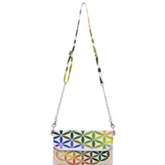 Mandala Rainbow Colorful Reiki Mini Crossbody Handbag