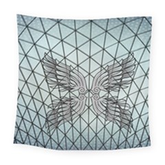 Graphic Pattern Wing Art Square Tapestry (large)