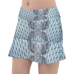 Graphic Pattern Wing Art Tennis Skirt by Pakrebo