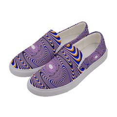 Illusion Head Idea Irritation Women s Canvas Slip Ons by Pakrebo