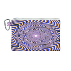 Illusion Head Idea Irritation Canvas Cosmetic Bag (medium) by Pakrebo