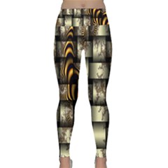 Graphics Abstraction The Illusion Lightweight Velour Classic Yoga Leggings by Pakrebo