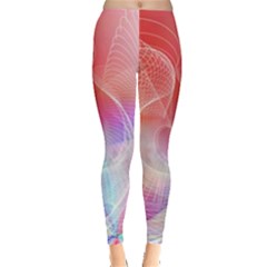 Background Nebulous Fog Rings Leggings 