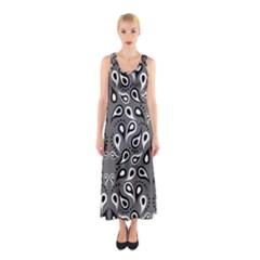 Paisley Pattern Paisley Pattern Sleeveless Maxi Dress by Pakrebo