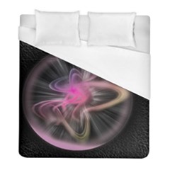 Stress Fractal Round Ball Light Duvet Cover (full/ Double Size) by Pakrebo