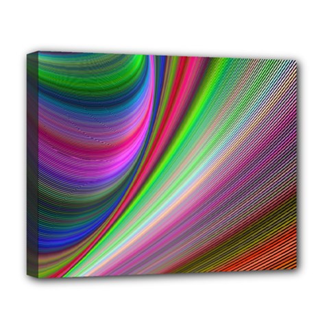 Illusion Background Blend Deluxe Canvas 20  X 16  (stretched) by Pakrebo